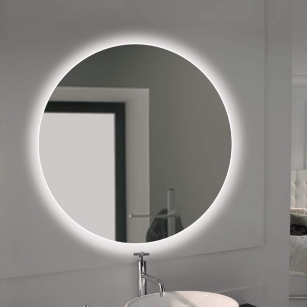 Espejo de baño Cassiopeia con iluminación LED decorativa (AC 230V 50Hz)