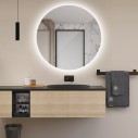 Lisbonne miroirs de sale bain avec éclairage LED MURAL La Salle fait  F01 