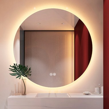 Espejo de baño elíptico retroiluminado Tokyo de Ledimex estilo