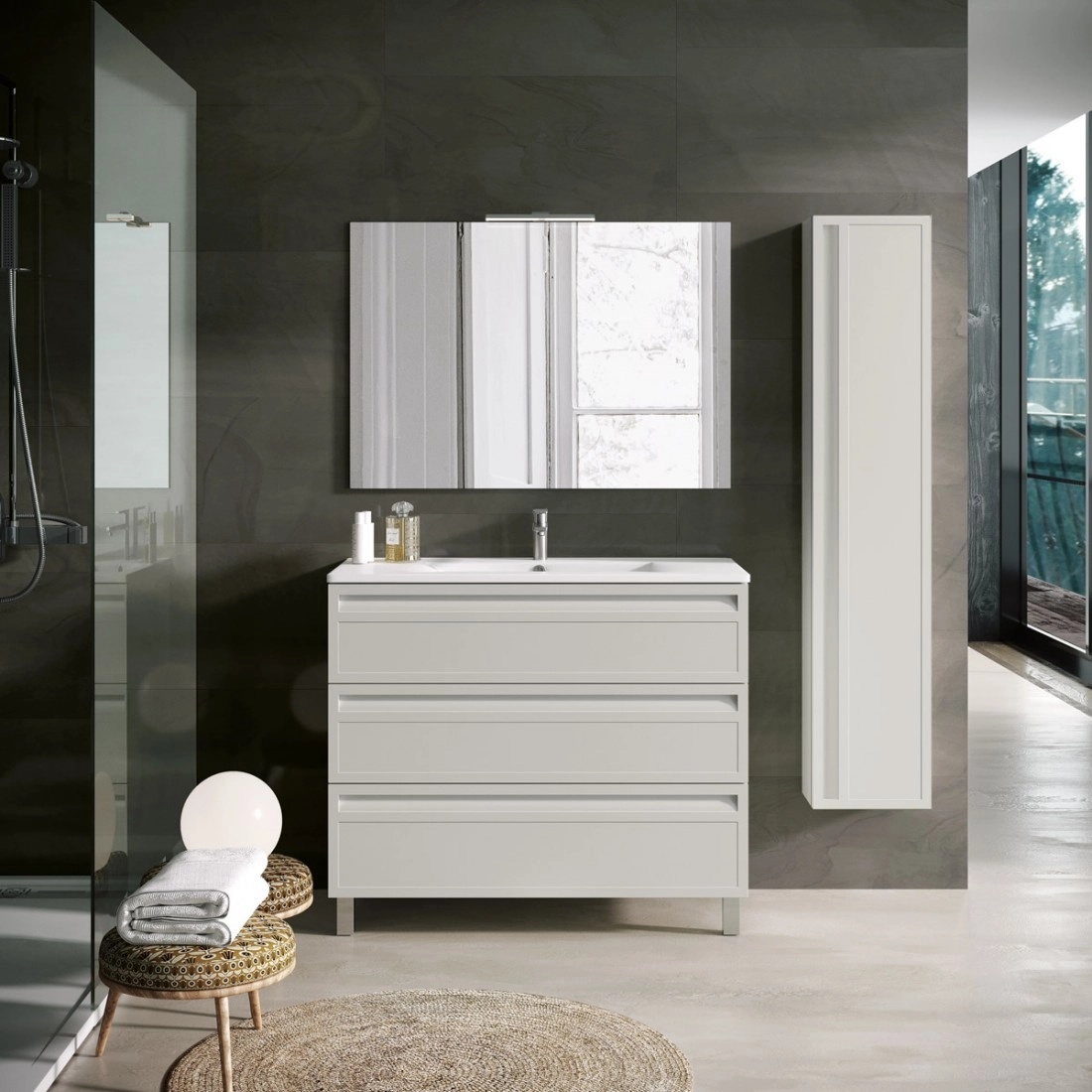 Descubre Mueble auxiliar baño Marina para transformar tu hogar en un oasis  de estilo y funcionalidad | The Bath 🚿🧼