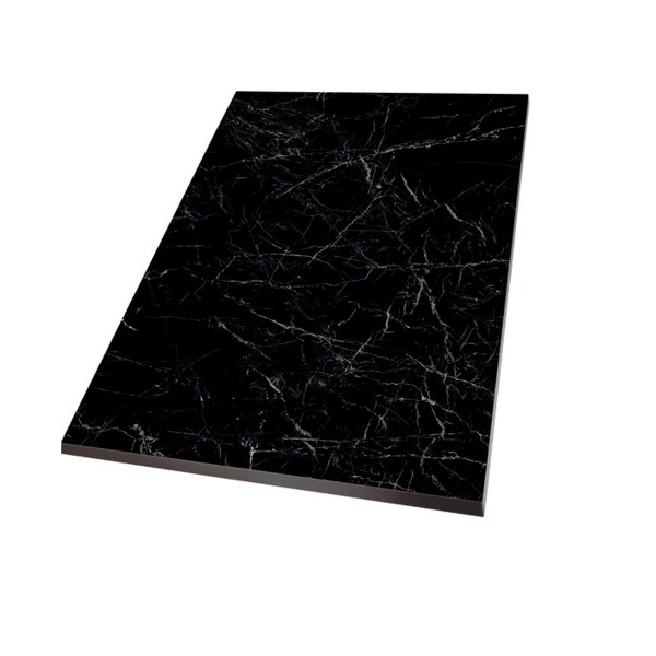 Plato de ducha extraplano resina negro marmolado