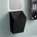 Lavabo suspendu noir Kaori