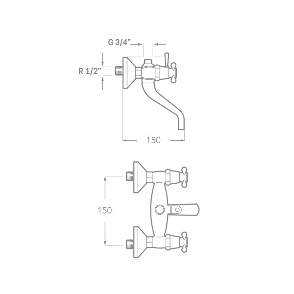 Buscas Grifo De Ba Era Lat N Envejecido Monobloc Poca Ideal Para Tu