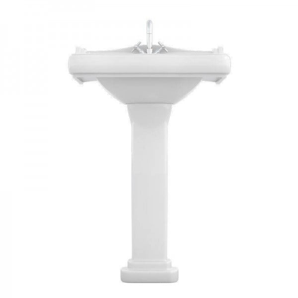 Bacia vintage modelo Atenas com pedestal